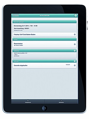 Screenshot Mobile Service